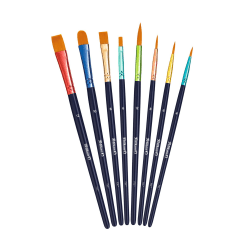 Pelikan Premium Schulpinsel-Set mit 4 Haar- und 4 Borsten-Pinseln, 8 Stück Angebot bei HelloDeals