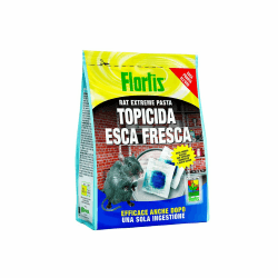 Flortis Mäusegift frische Köder. Rattengift. Rodentizid-Köder für Mausefallen. Wirksam gegen Hausmaus und graue Ratte. Wirkt auch nach nur einer Einnahme. 15 Köder à 10 g gebrauchsfertig. Angebot bei HelloDeals