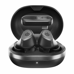 SteelSeries Arctis GameBuds für PS5 Wireless Gaming Earbuds 2.4GHz + BT 5.3 ANC/Transparenz 40H Akku Kabelloses Laden PS5 PC Switch 2 Mobile Schwarz (Renewed) Schwarz für PlayStation, PC und Switch Angebot bei HelloDeals