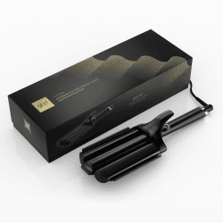 ghd wave triple barrel waver Welleneisen für Haare: 32mm Stäbe für Waves, Beach Waves & große Wellen, Mermaid Hair Waver, Anti Frizz Finish, ohne extreme Hitzeschäden Angebot bei HelloDeals