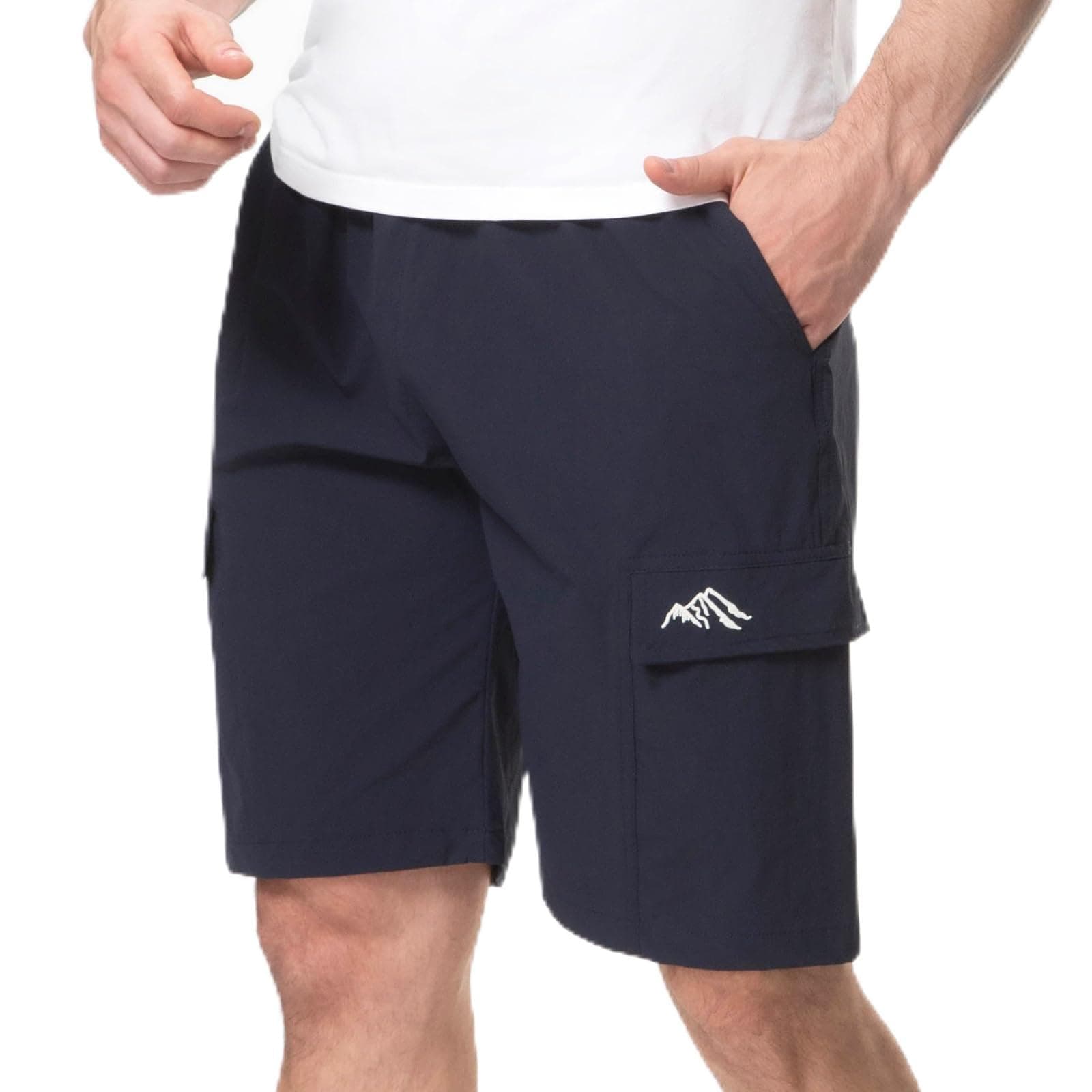 Kurze Hosen Herren Sport Work Shorts Sporthose Herren Kurz Jogginghose Sommer Baumwolle Sweathose Freizeit Shorts mit Vier Taschen Blau XL Angebot bei HelloDeals