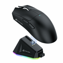 ATTACK SHARK X11 Gaming Mouse mit Magnetic Charging Dock, PixArt PAW3311 Gaming Sensor, BT/2.4G Wireless/Wired Gaming Mouse, 22000 DPI, Office Mice Gamer Mice Mice for Win11/Xbox/PS/Mac (Schwarz) A-SCHWARZ Angebot bei HelloDeals