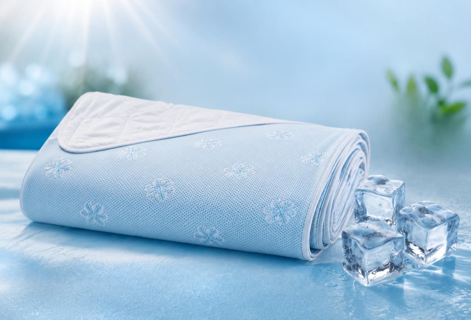 sleepling Sommerdecke Cooling 135x200 cm, leichte & dünne Sommerbettdecke, Kühldecke, Sommer Bettdecke 135 x 200 cm, Made in EU, Oeko-Tex, Waschbar bis 40 Grad Angebot bei HelloDeals