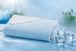 sleepling Sommerdecke Cooling 135x200 cm, leichte & dünne Sommerbettdecke, Kühldecke, Sommer Bettdecke 135 x 200 cm, Made in EU, Oeko-Tex, Waschbar bis 40 Grad Angebot bei HelloDeals