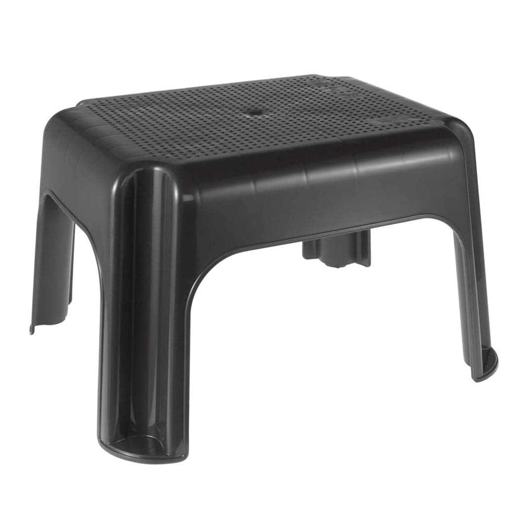 keeeper Tritthocker GS-&TÜV-geprüft bis 150 kg, 24cm hoch, Polypropylen, Grau/Graphit, 36,5 x 30 x 24 cm Angebot bei HelloDeals