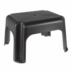keeeper Tritthocker GS-&TÜV-geprüft bis 150 kg, 24cm hoch, Polypropylen, Grau/Graphit, 36,5 x 30 x 24 cm Angebot bei HelloDeals