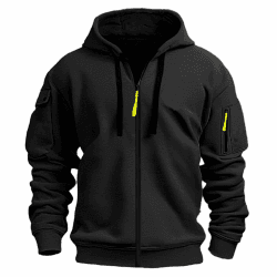 Hoodie Herren Reißverschluss Sweatjacke Übergangsjacke Zip Pullover Kapuzenpullover Leicht Sweatshirt Hoody Zipper Hoodies Jacket Trainingsjacke Jacke Winterjacke Oversized Sportjacke Strickjacke 01 Schwarz L Angebot bei HelloDeals