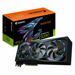 Gigabyte AORUS GeForce RTX 5090 Master 32G Grafikkarte - 32 GB GDDR7, 512 Bit, PCI-E 5.0, 2655MHz Kernfrequenz, 3 x DP 2.1a, 1 x HDMI 2.1b, GV-N5090AORUS M-32GD Full-Height/Full-Length (FH/FL) Angebot bei HelloDeals