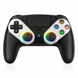 Bonacell RGB Wireless Controller für PS5/Pro/Slim/PC, mit Back Paddles, Turbo, Makro, Touch Pad, 6-Achsen-Bewegungs, Dual Vibration, 3.5mm Audio Jack Angebot bei HelloDeals