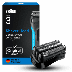 Braun Series 3 Elektrorasierer Scherkopf 21B – ORIGINAL Ersatzscherteil und Rasierer Zubehör – Made in Germany, Kompatibel mit Allen S3-Rasierern – Schwarz Angebot bei HelloDeals