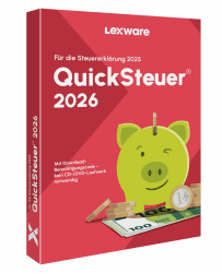 QuickSteuer 2026 (für Steuerjahr 2025) | Minibox | Private und gewerbliche Steuererklärung Box Standard 2026 Quicksteuer 2026 Angebot bei HelloDeals