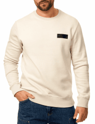 JACK & JONES Herren Sweatshirt Nicko Infinity Pullover Sweater S Moonbeam / Style 2 Angebot bei HelloDeals
