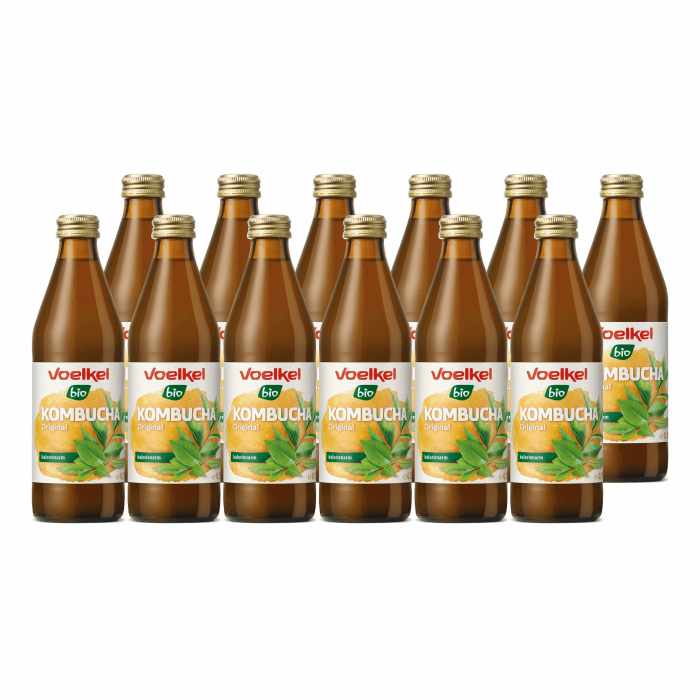 Voelkel Kombucha Original 330ml 12er-Pack | Regionale Bioqualität, Aus Deutschland Angebot bei HelloDeals
