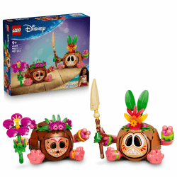 LEGO | Disney Vaiana Kakamora - Spielzeug inkl. 2 Blumentopf Figuren mit künstlichen Blumen als Zimmerdeko - Geschenk für Mädchen ab 9 Jahren und Filmfans - 43293 Angebot bei HelloDeals
