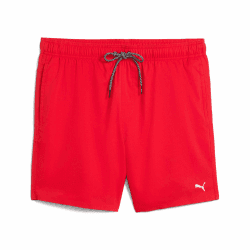 Puma Herren Medium Length Swim Shorts Shorts (1er Pack) M Rot Angebot bei HelloDeals
