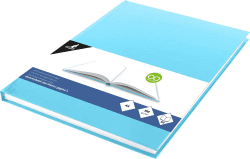 Kangaro KTC Skizzenbuch A4 blanko mit blaues Pastell Hardcover, 80 Blatt 100 gramm weiß Säurefreies Papier, K-5356, Blue A4 Blau Angebot bei HelloDeals