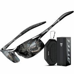 ATTCL Sonnenbrille Herren Polarisiert Für Sport: UV Schutz Leicht Wrap-Around AL-MG Rahmen Verspiegelt Autofahren Angeln Golf 2026-schwarzer Rahmen/Schwarze Linse (Nicht Verspiegelt) Angebot bei HelloDeals