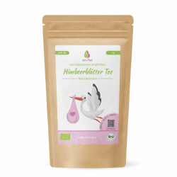 JoviTea® Himbeerblättertee BIO 80g - Kräutertee von Hebammen empfohlen - 100% natürlich und ohne Zusatz von Zucker. Aus Biologischem Anbau. Himbeerblätter 80g 80g Himbeerblättertee Angebot bei HelloDeals