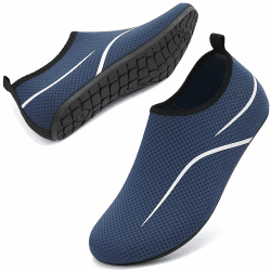Unisex Badeschuhe Wasserschuhe Schnell Trocknend Schwimmschuhe rutschfeste Wassersportschuhe Leicht Strandschuhe, Gr.34-47 37 EU A787 Dunkelblau Angebot bei HelloDeals