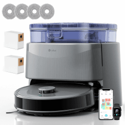 Lefant M3 Ultra Staubsaugerroboter, 23000 Pa Saugkraft, 3,2 L automatische Staubentleerung,360° dToF-Laser, PSD-Hindernisvermeidung, Kartenerstellung, WiFi 2,4G/5G, Alexa/App,Grau Vulkanschwarz Angebot bei HelloDeals