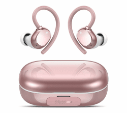 Lekaby Bluetooth Kopfhörer Sport, in Ear Kabellos mit 2 ENC Mikrofon für HD Anruf, Bloototh 5.3 Bass Boosted Stereoklang Ohrhörer mit 128H USB C Ladekoffer LED Anzeige, IP7 Wasserdicht Earbuds Lauf Roségold Angebot bei HelloDeals