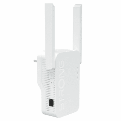 STRONG WLAN Verstärker AX3000 Wi-Fi 6 für Steckdose – Dualband Repeater & Internet Verstärker mit 2 externen Antennen, Smart LED, Access Point Modus, hohe Reichweite für Streaming & Gaming, kompatibel Weiß Angebot bei HelloDeals