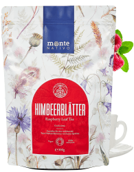 Himbeerblättertee Monte Nativo (300g) - Raspberry leaf tea während der Geburtsvorbereitung - Himbeerblätter ohne unerwünschten Zusätzen - Tee lose 100% natürlich - Aromatischer Kräutertee Himbeerblätter 300 g (1er Pack) Angebot bei HelloDeals