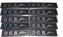 OCB 10 x 32 Premium Slim Zigarettenpapier Long Papers Blättchen +1 x Transporthülle Angebot bei HelloDeals