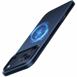 TORRAS Ultra Dünn für iPhone 17 Pro Hülle für MagSafe [Nr. 1 Magnetkraft] Handyhülle iPhone 17 Pro Case Stoßfest Kratzfest (Samtiger Griff & Elegantes Aussehen) Slim iPhone Hülle Blau Blau iPhone 17 Pro Angebot bei HelloDeals