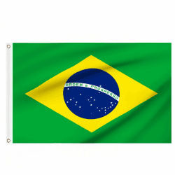 Brasilien Flagge 90x150 cm - Brasilianische Nationalfahne aus Polyester mit Messingösen und Doppelnähten - Für Fußball, Karneval, Kulturfeste & Veranstaltungen brasilien 5ft x 3ft - 1pcs Angebot bei HelloDeals