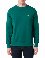 GANT Herren Reg Shield C-Neck Sweat Sweatshirt M Deep Forest Green Angebot bei HelloDeals