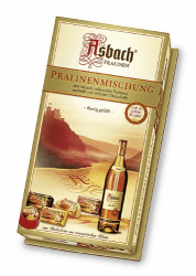 RCP Asbach Pralinenmischung, Mit und ohne Kruste, Flüssige Füllung, Alkoholhaltig, Tolles Geschenk, 2 x 125 g 125 g (2er Pack) Angebot bei HelloDeals