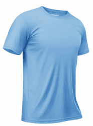 TACVASEN Herren Uv-Schutz T-Shirts UPF 50+ Kurzarm Sonnenschutz Tee Uv Shirts Schwimmshirt M 09-wasserfallblau Angebot bei HelloDeals