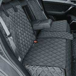 ANOSOSPECIAL Grauer Hunde-Autositzbezug für Rücksitz, Haustierfreundlich und wasserdicht, universelle Passform, Innenschutz für Auto, Van, SUV – ideal für Kinder und Haustiere Schwarz Universal Back Seat Angebot bei HelloDeals