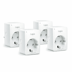 Tapo P100 WLAN Smart Steckdose 4er Pack, Smart Home WiFi Steckdose, Alexa Zubehör, funktioniert mit Alexa, Google Home, App gesteuert, Sprachsteuerung, Fernzugriff, Kein Hub notwendig 4er-Pack Angebot bei HelloDeals