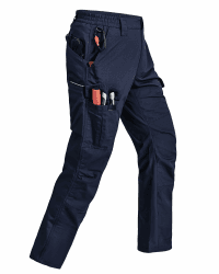 Rapoo Cargohose Herren Outdoor Workwear Wanderhose Arbeitshosen Männer Ripstop Taktische Hose Sommer mit Multi Taschen Marineblau 38W / 30L Angebot bei HelloDeals