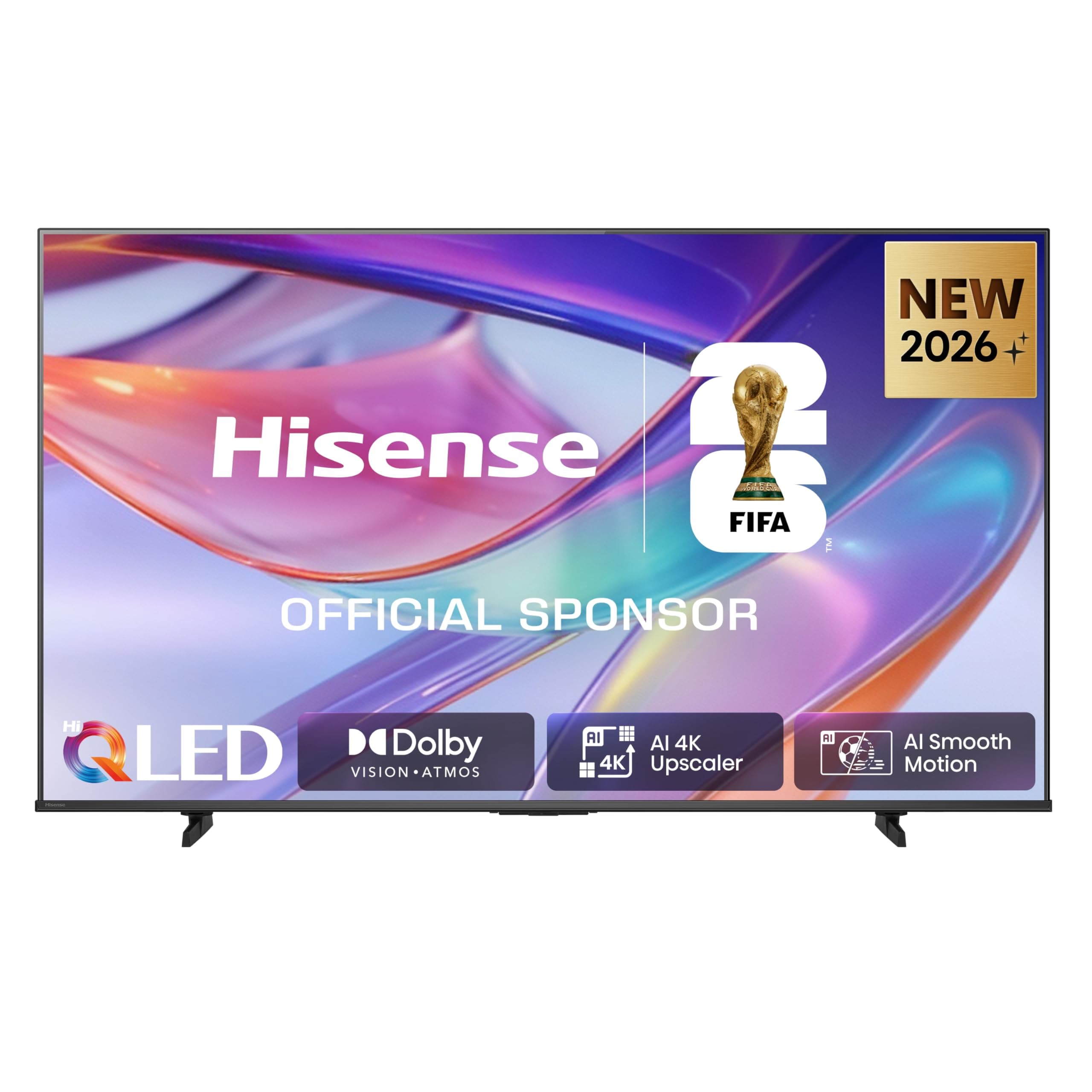 Hisense 55E7DS Fernseher 55 Zoll, 4K UHD QLED, Smart TV, Hi-View AI Engine, 60Hz Game Mode Plus, Dolby Vision IQ, HI-QLED Colour, Filmmaker Mode, AI Smooth Motion, Airplay, Sprachsteuerung[2026] Angebot bei HelloDeals