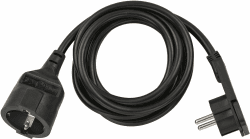 Brennenstuhl Qualitäts-Kunststoff-Verlängerungskabel mit Flachstecker (Verlängerungskabel flach für innen mit 2m Kabel) schwarz 1 Stück 2m schwarz Angebot bei HelloDeals