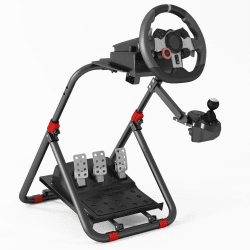 DIWANGUS Lenkradständer, Schnelle Montage Geeignet für Logitech G923 G920 G29 G27 G25, Faltbar Lenkrad Ständer Geeignet für Thrustmaster T248X T248 T300Rs TX T150 PS4 PS5 Angebot bei HelloDeals