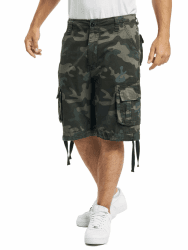 Brandit Urban Legend Vintage Cargo Short | 100% Baumwolle, Größen S bis 7XL, leichte, robuste Shorts mit vielen Taschen, Bequeme Outdoor Freizeit Arbeit Short XL Darkcamo Angebot bei HelloDeals