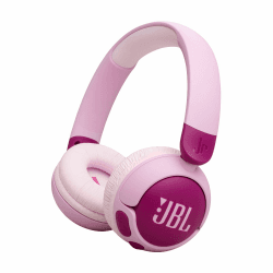 JBL Junior 320 BT, Kabellose On-Ear Bluetooth-Kopfhörer mit eingebautem Mikrofon für Kinder, 50 h Wiedergabe, JBL Safe Sound, geringer Lautstärke, einfacher Bedienung und Sticker-Set, Lila PURPLE Angebot bei HelloDeals