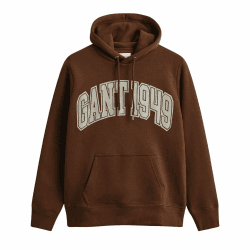 Gant Herren Graphic Hoodie Kapuzenpullover (1er Pack) 4XL Mahogany Brown Angebot bei HelloDeals