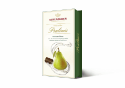RCP Schladerer Pralinés Williams Birne – 2 x 127 g – Alkoholhaltige Pralinen aus Zartbitter-Schokolade mit Zuckerkruste und flüssiger Füllung Angebot bei HelloDeals