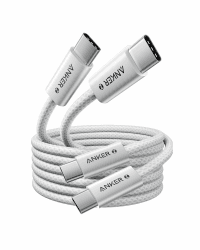 Anker 240W USB C Kabel, [2 Stück 1,8m] PD 3.1 Schnellladekabel USB C auf USB C Kabel, USB C Ladekabel für iPhone 17 Pro Max/iPhone Air/16/15 Serie, Samsung Galaxy S26/S25, MacBook Pro/Air, iPad Pro 1,8m+1,8m Weiß Angebot bei HelloDeals