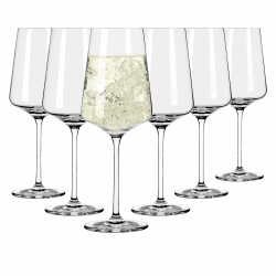 RITZENHOFF 6301002 Weißweinglas 400 ml - Serie Lichtweiss - 6 Stück im Geschenk-Set - stilvoll-modern - Made in Germany Weißweingläser 400 ml Angebot bei HelloDeals