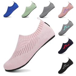 SAGUARO Unisex Badeschuhe Herren Schwimmschuhe Damen Schnell Trocken Wasserschuhe Outdoor Aqua Schuhe, 37-47EU 38/39 EU Pink Angebot bei HelloDeals
