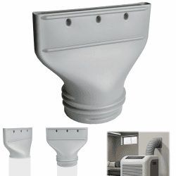 Klimaanlage Abluftschlauch Adapter Flach für Fenster, Abluftschlauch Klimagerät Adapter 130mm/150mm für Dachfenster, Zubehör für Mobile Klimaanlages Trockner Auto Abzug Angebot bei HelloDeals