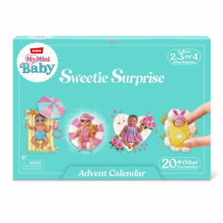 My Mini Baby Advent Calendar von ZURU – 2 exklusive Puppen und über 20 sammelbare Accessoires. Ein festliches Miniatur-Countdown-Set für Mädchen und Puppensammler Angebot bei HelloDeals