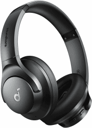 soundcore by Anker Q20i kabelloser Bluetooth Over-Ear-Kopfhörer mit Hybrid Active Noise Cancelling, 40h Spielzeit im ANC-Modus, Hi-Res Audio, Personalisierung per App (Generalüberholt) Schwarz Angebot bei HelloDeals