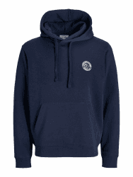 JACK & JONES Herren Jjalliance Sweat Hood M Navy Blazer Angebot bei HelloDeals